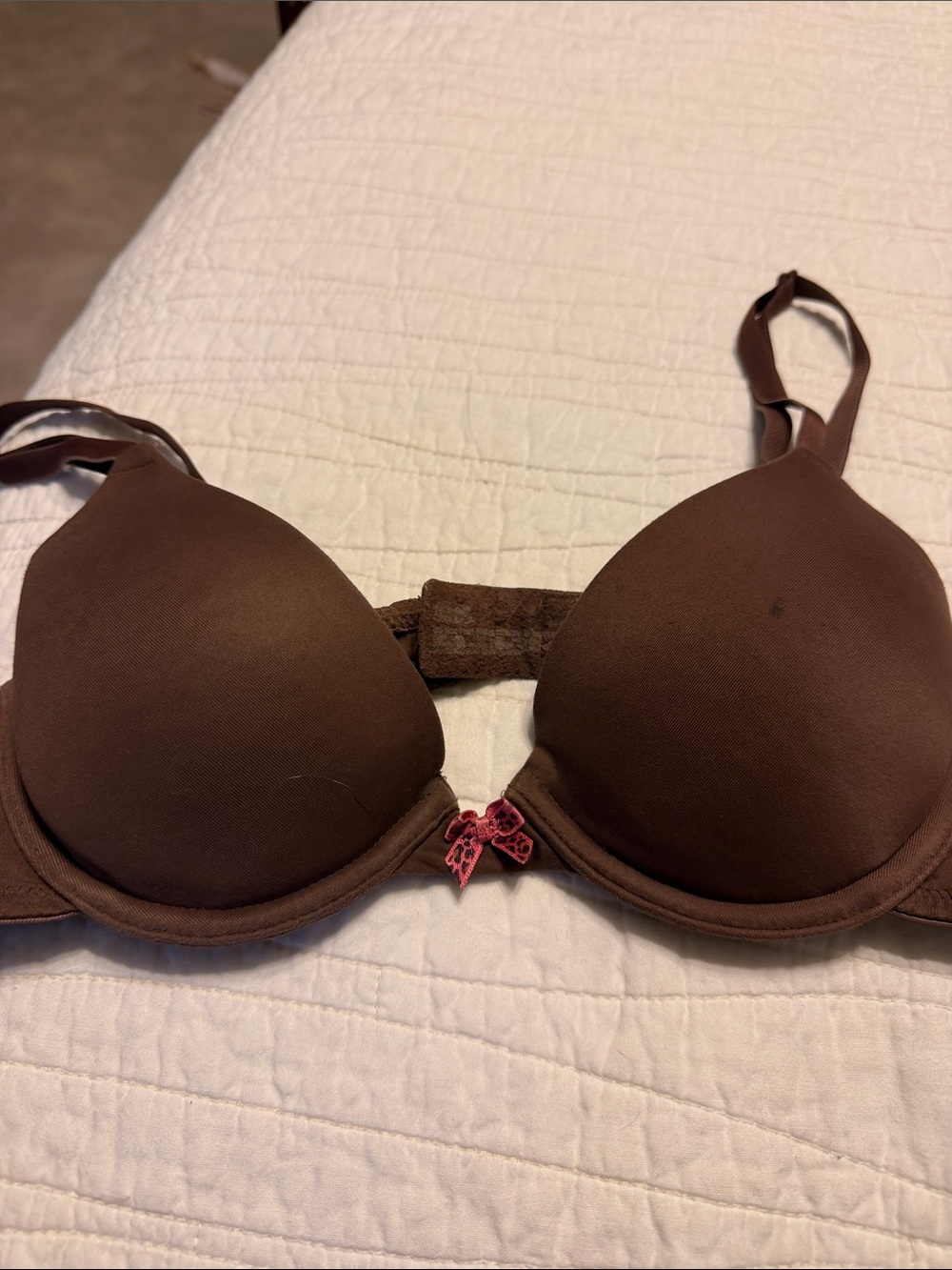 Victoria Secret Body Smooth Underwire Bra in Brown